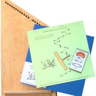 Zauberharfe 21-saitig "Natur" – Set 1