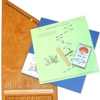 Zauberharfe 21-saitig "Honig" – Set 1