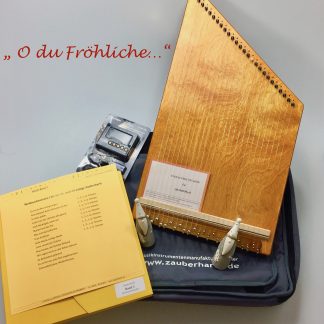 Weihnachts-Set: 25-saitige Zauberharfe Meisterklasse in Bernstein inkl. 5 Euro Gutschein