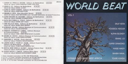 World Beat - Vol. 1  -  Audio CD