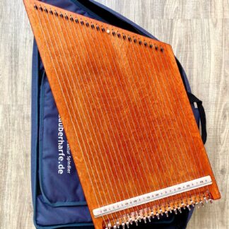 Gebraucht: Bass-Zauberharfe 25-saitig "Terracotta" und Tasche