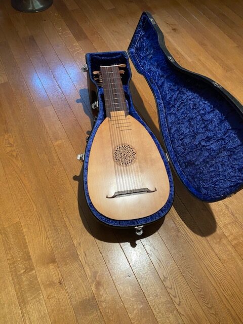 Hopf 10-chörige Renaissancelaute incl. Koffer – Bild 3