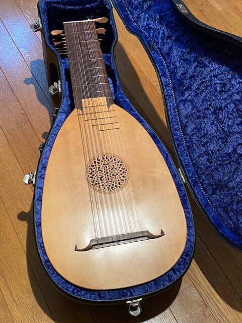Hopf 10-chörige Renaissancelaute incl. Koffer – Bild 4